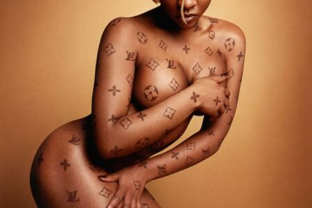David LaChapelle. Fotografiska. American Way of Life | david lachapelle detail of vox populi wheatpaste poster installation lil kimcolon luxury item 1999 new york credit line david lachapelle courtesy of fotografiska new york