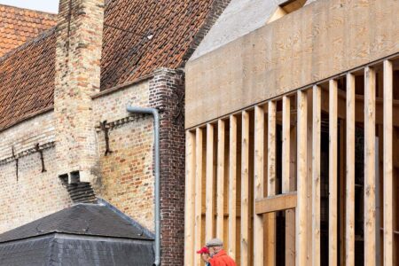 Diptych Pavilion. Pabellón de madera. Jon Lott. Trienal de brujas | diptych_pavilion iwan_baan roomdiseno1