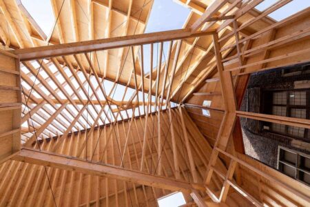 Diptych Pavilion. Pabellón de madera. Jon Lott. Trienal de brujas | diptych_pavilion iwan_baan roomdiseno2
