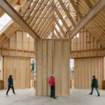 Diptych Pavilion. Pabellón de madera. Jon Lott. Trienal de brujas | diptych_pavilion stijn_bollaert roomdiseno2