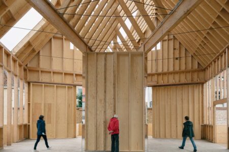 Diptych Pavilion. Pabellón de madera. Jon Lott. Trienal de brujas | diptych_pavilion stijn_bollaert roomdiseno2