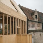 Diptych Pavilion. Pabellón de madera. Jon Lott. Trienal de brujas | diptych_pavilion stijn_bollaert roomdiseno6