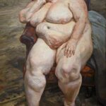 Durmiendo junto a la alfombra del león. Lucian Freud. Museo Thyssen-Bornemisza | durmiendo junto a la alfombra del leon