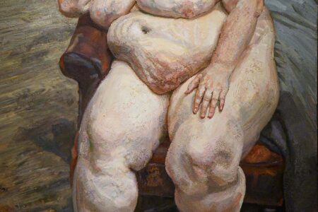 Durmiendo junto a la alfombra del león. Lucian Freud. Museo Thyssen-Bornemisza | durmiendo junto a la alfombra del leon