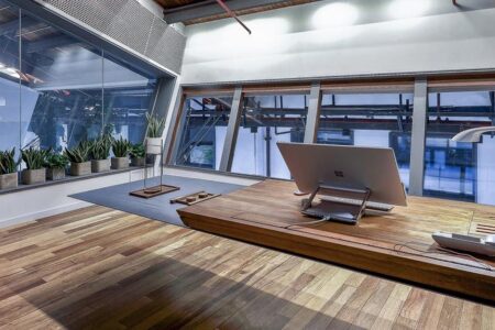 Oficinas del futuro. estructura flotante. espacio multidisciplinar. Duts Design | duts design1