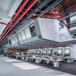 Oficinas del futuro. estructura flotante. espacio multidisciplinar. Duts Design | duts design10