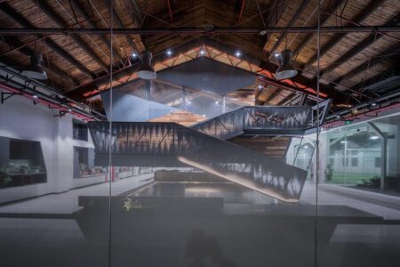 Oficinas del futuro. estructura flotante. espacio multidisciplinar. Duts Design | duts design5