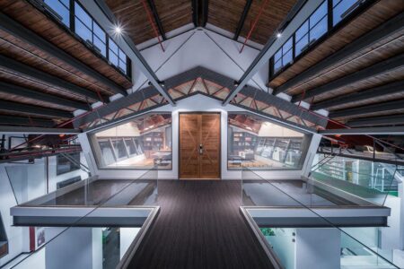 Oficinas del futuro. estructura flotante. espacio multidisciplinar. Duts Design | duts design8