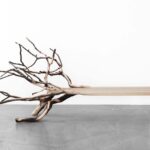 Fallen Tree. YMER&MALTA/Benjamin Graindorge.. Mimèsis. Exposición de diseño biofílico. Centro Pompidou-Metz | fallentree 05 morning mist photo 01 hd