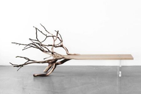 Fallen Tree. YMER&MALTA/Benjamin Graindorge.. Mimèsis. Exposición de diseño biofílico. Centro Pompidou-Metz | fallentree 05 morning mist photo 01 hd