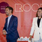Juan Mellen (Director de Design Institute of Spain) y Paloma Gómez Marín (Directora de Open House Madrid). Presentadores de la gala de los Premios ROOM | fiesta_10a_room14