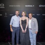 Fernando Bajo y Noelia Espinosa (Uecko) con Alejandro Zaia (Director ART Marbella Design) | fiesta_10a_room46