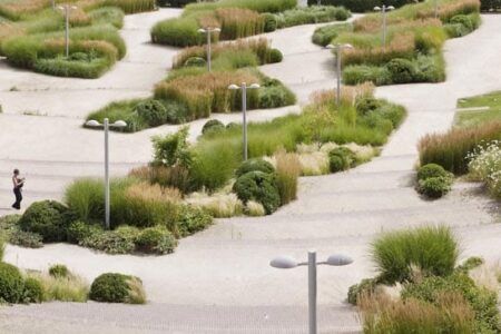 Foyer Laekenois. Gilles Clément. Paisajista francés. El jardín en movimiento | jardins du foyer lackenois par coloco 2