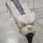 Palais de Tokyo. HUMPTY/DUMPTY. Cyprien Gaillard | gargola con plomo cyprien gaillard
