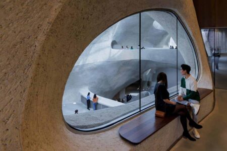 Museo Americano de Historia Natural, Jeanne Gang, Richard Gilder Center, Manhattan | gildercenter_librarywindowaperture_ciwan baan