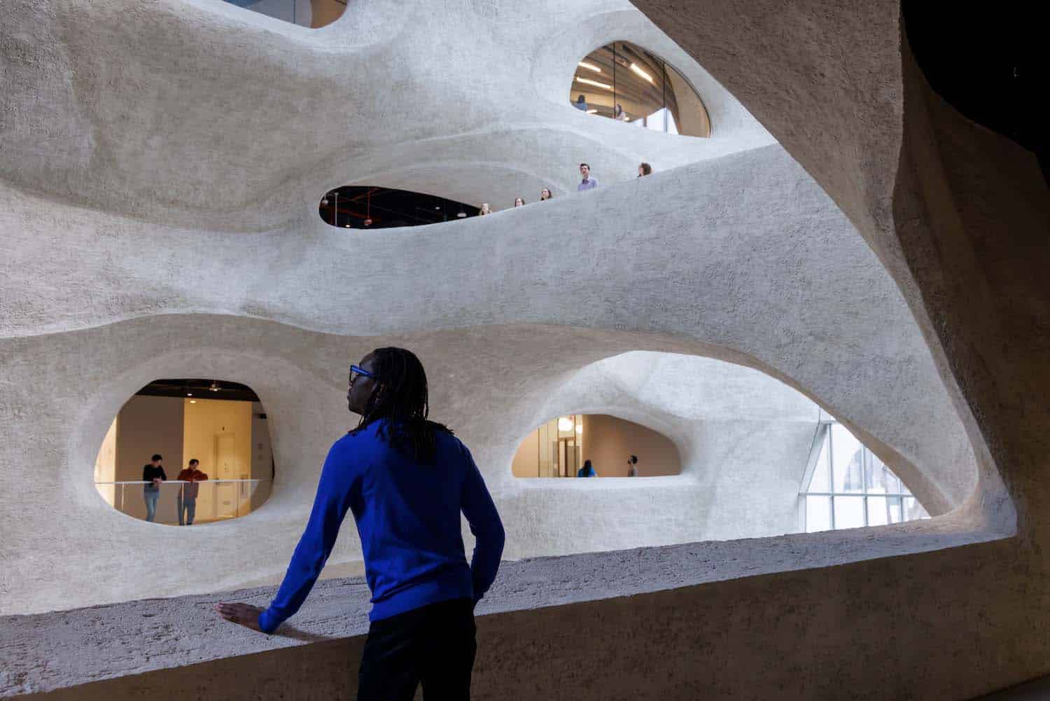 Museo Americano de Historia Natural, Jeanne Gang, Richard Gilder Center, Manhattan | gildercenter_secondfloorlookingsouth_ciwan baan