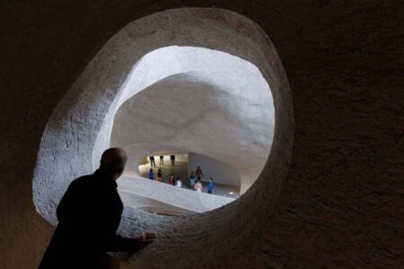 Museo Americano de Historia Natural, Jeanne Gang, Richard Gilder Center, Manhattan | gildercenter_thirdflooraperture_ciwan baan