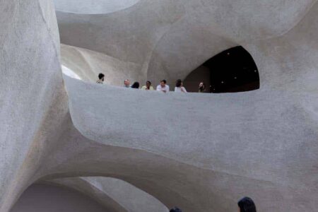 Museo Americano de Historia Natural, Jeanne Gang, Richard Gilder Center, Manhattan | gildercenter_thirdfloorbridge_ciwan baan
