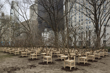 Briar Patch. Hugh Hayden. Madison Square Park Conservancy. 2022. Foto: Yasunori Matsui. Arte y naturaleza | hayd_madison square park conservancy shots_ny_2022 20220116_v6a4041