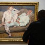 Hombre desnudo y un amigo. Lucian Freud. Museo Thyssen-Bornemisza | hombre desnudo y un amigo