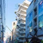 Mount Fuji Architects Studio. escaleras en la fachada. Hotel Siro | hotel siro room diseno2
