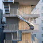 Mount Fuji Architects Studio. escaleras en la fachada. Hotel Siro | hotel siro room diseno4