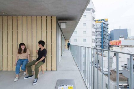 Mount Fuji Architects Studio. escaleras en la fachada. Hotel Siro | hotel siro room diseno8