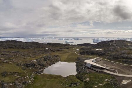 Centro de visitantes Ilulissat Icefjord. Groenlandia. Dorte Mandrup | ilulissat_icefjord_centre_photo_adam_mork_006_xh