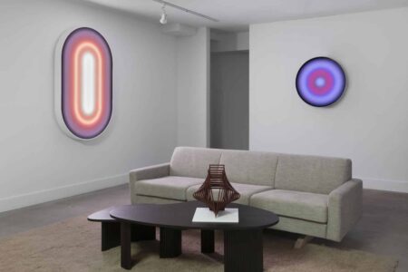 light art, phillip K. Smith III, Hexton Gallery | installation shot credit tony prikryl 8