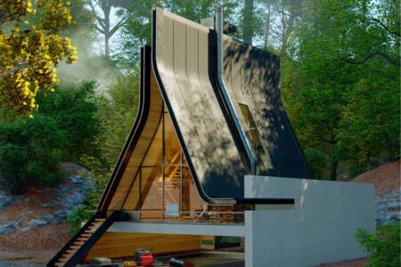 Cabaña Kujdane de Shomali Design Studio | iran shomali studio kujdane cabin3