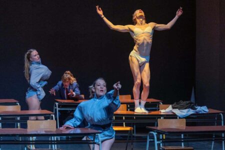 The Fluid Force of Love. Jan Fabre. Troubleyn | general rehearsal of the theatre production fluid force of love by jan fabre in theatre bonlieu annecy france 5
