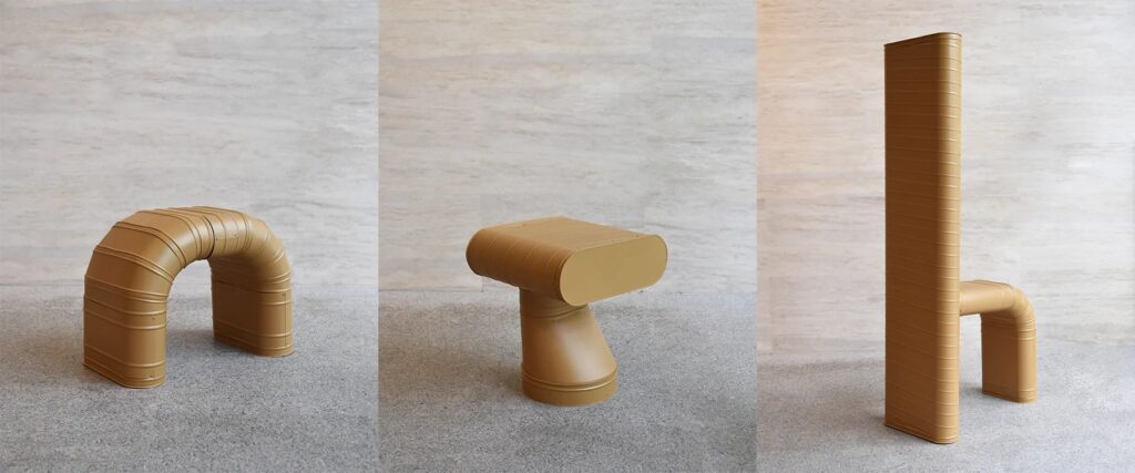 Mobiliario industrial de Jinyeong Yeon | jinyeong_yeon roomdiseno2