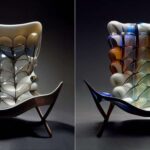 IA. Inteligencia artificial. diseño digital. silla surrealista. Kaveh Najafian | kaveh najafian