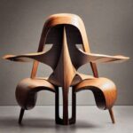 IA. Inteligencia artificial. diseño digital. silla surrealista. Kaveh Najafian | kaveh najafian2