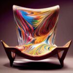 IA. Inteligencia artificial. diseño digital. silla surrealista. Kaveh Najafian | kaveh najafian4