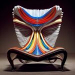 IA. Inteligencia artificial. diseño digital. silla surrealista. Kaveh Najafian | kaveh najafian5
