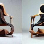 IA. Inteligencia artificial. diseño digital. silla surrealista. Kaveh Najafian | kaveh najafian8