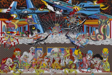 The Last Supper. Keiichi Tanaami. 2015. Colección SOLO Madrid | keiichi tanaami_the last supper_2015