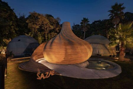 Kengo Kuma. sauna finlandesa. caracola | kengo kuma1