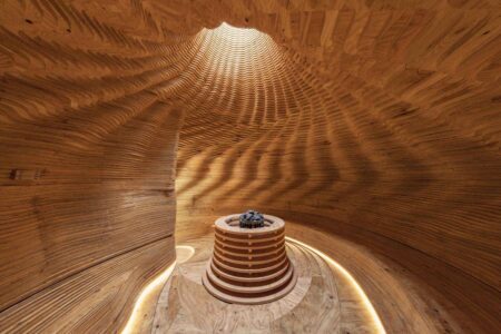 Kengo Kuma. sauna finlandesa. caracola | kengo kuma21