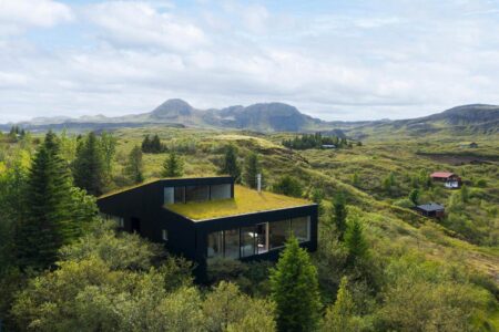 cubierta vegetal. casa en Islandia | krads roomdiseno