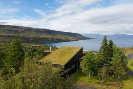 cubierta vegetal. casa en Islandia | krads roomdiseno4