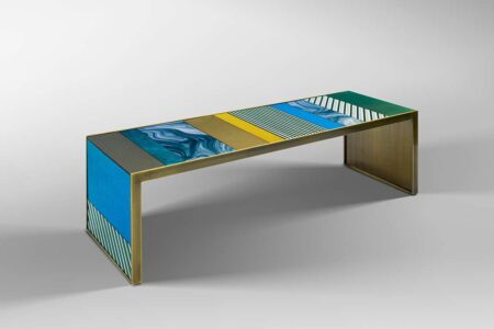 Laguna Canal Grande Coffee Table. Chahan Design. Artesanía y Diseño contemporáneo | laguna canal grande coffee table_by chahan design_courtesy of chahan_photo credit jeremie beylard and vincent luc