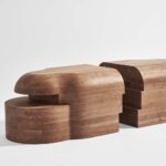 Lahmu. Sizar Alexis. Discovered. Diseño emergente con madera. AHEC | lahmu by sizaralexis_cherry_credit jason yates