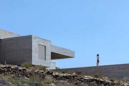 Casa con piscina. islas griegas. arquitectura y paisaje | lap pool house roomdiseno1