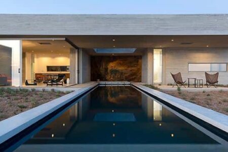 Casa con piscina. islas griegas. arquitectura y paisaje | lap pool house roomdiseno10