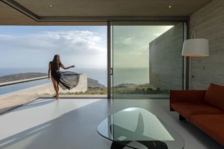 Casa con piscina. islas griegas. arquitectura y paisaje | lap pool house roomdiseno6
