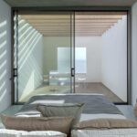 Casa con piscina. islas griegas. arquitectura y paisaje | lap pool house roomdiseno7