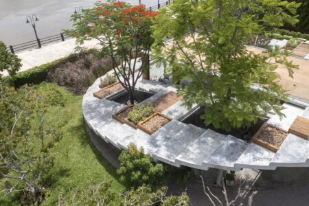 café contemporáneo, oasis circular, Pomelo Amphawa Café, looklen architects | looklen architects10