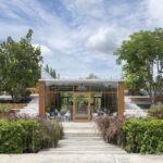 café contemporáneo, oasis circular, Pomelo Amphawa Café, looklen architects | looklen architects13